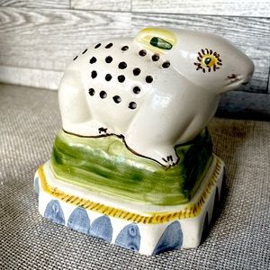 Vintage Bunny Pomander Diffuser Handmade, Hand Painted & Signed-Made in Portugal